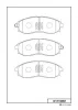 Превью - D11169M MK KASHIYAMA Комплект тормозных колодок, дисковый тормоз (фото 2)