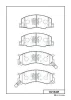 Превью - D2164M MK KASHIYAMA Комплект тормозных колодок, дисковый тормоз (фото 2)