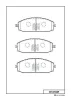 Превью - D1218MH MK KASHIYAMA Комплект тормозных колодок, дисковый тормоз (фото 2)