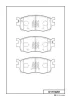 Превью - D11192M MK KASHIYAMA Комплект тормозных колодок, дисковый тормоз (фото 2)