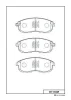 Превью - D1110MH MK KASHIYAMA Комплект тормозных колодок, дисковый тормоз (фото 2)