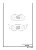 Превью - D2046 MK KASHIYAMA Комплект тормозных колодок, дисковый тормоз (фото 2)