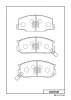 Превью - D2075M MK KASHIYAMA Комплект тормозных колодок, дисковый тормоз (фото 2)