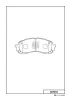 Превью - D7075 MK KASHIYAMA Комплект тормозных колодок, дисковый тормоз (фото 2)