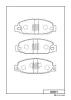 Превью - D6071 MK KASHIYAMA Комплект тормозных колодок, дисковый тормоз (фото 2)