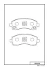 Превью - D6118 MK KASHIYAMA Комплект тормозных колодок, дисковый тормоз (фото 2)