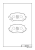 Превью - D6113 MK KASHIYAMA Комплект тормозных колодок, дисковый тормоз (фото 2)
