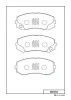 Превью - D6115 MK KASHIYAMA Комплект тормозных колодок, дисковый тормоз (фото 2)