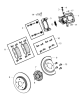 Превью - 68003777AA CHRYSLER Caliper kit bolt-pin + bushing = в ком-те на 1 суппорт = 2 болта - 'длина болта (фото 6)