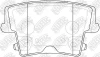 Превью - PN0422 NIBK Комплект тормозных колодок, дисковый тормоз (фото 2)
