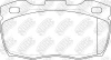 Превью - PN0243 NIBK Комплект тормозных колодок, дисковый тормоз (фото 2)