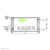 31-0027 KAGER Радиатор охлаждения двигателя