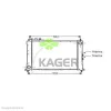 31-0076 KAGER Радиатор охлаждения двигателя