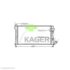 31-0160 KAGER Радиатор охлаждения двигателя