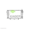 31-0943 KAGER Радиатор охлаждения двигателя