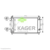 31-1641 KAGER Радиатор охлаждения двигателя