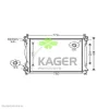 31-1646 KAGER Радиатор охлаждения двигателя