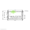 31-2075 KAGER Радиатор охлаждения двигателя