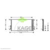 94-5030 KAGER Радиатор кондиционера