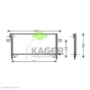 94-5090 KAGER Радиатор кондиционера