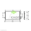 94-5152 KAGER Радиатор кондиционера