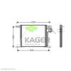 94-5201 KAGER Радиатор кондиционера