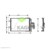 94-5937 KAGER Радиатор кондиционера