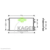 94-5949 KAGER Радиатор кондиционера