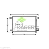 94-6051 KAGER Радиатор кондиционера