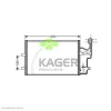 94-6107 KAGER Радиатор кондиционера