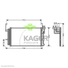 94-6259 KAGER Радиатор кондиционера