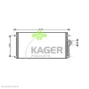 94-6392 KAGER Радиатор кондиционера