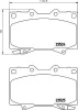 Превью - NP1018 NISSHINBO Комплект тормозных колодок, дисковый тормоз (фото 2)
