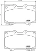Превью - NP1018 NISSHINBO Комплект тормозных колодок, дисковый тормоз (фото 3)