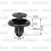 P37-0037A PATRON Клипса пластмассовая Mazda применяемость: бампер, защита, отделка капота