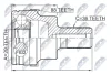 Превью - NPZ-FR-046 NTY Шарнирный комплект, приводной вал (фото 3)