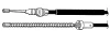 PU02172 KAWE Трос (тросик) ручника