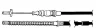 VO02134 KAWE Трос (тросик) ручника