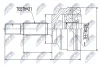 Превью - NPZ-RE-022 NTY Шарнирный комплект, приводной вал (фото 3)