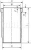 037 WN 51 KNECHT/MAHLE Гильза цилиндра