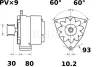 MG 587 KNECHT/MAHLE Генератор