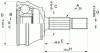 Превью - CVJ5030.10 OPEN PARTS Шарнирный комплект, приводной вал (фото 2)