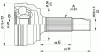 Превью - CVJ5379.10 OPEN PARTS Шарнирный комплект, приводной вал (фото 2)