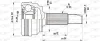 Превью - CVJ5379.10 OPEN PARTS Шарнирный комплект, приводной вал (фото 3)