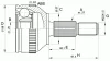 Превью - CVJ5200.10 OPEN PARTS Шарнирный комплект, приводной вал (фото 2)