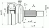 Превью - CVJ5109.10 OPEN PARTS Шарнирный комплект, приводной вал (фото 2)