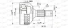 Превью - CVJ5287.10 OPEN PARTS Шарнирный комплект, приводной вал (фото 3)