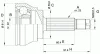 Превью - CVJ5012.10 OPEN PARTS Шарнирный комплект, приводной вал (фото 2)