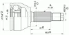 Превью - CVJ5514.10 OPEN PARTS Шарнирный комплект, приводной вал (фото 2)