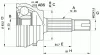 Превью - CVJ5508.10 OPEN PARTS Шарнирный комплект, приводной вал (фото 2)